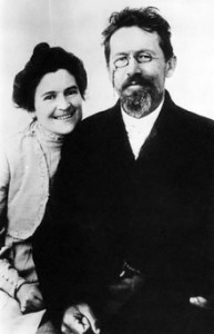 Olga Knipper and Anton Chekhov, 1901